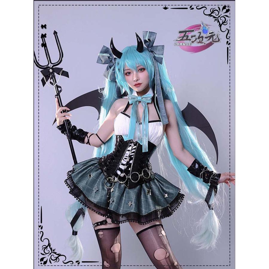 ICOS 初音ミク×ラスカル　コラボ2023　コスプレ衣装　コスチューム　ウィッグ　靴　追加可能