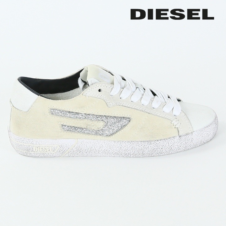 【EUR35/22.5cm】 ローカットスニーカー 靴 レディース S-LEROJI LOW W ダーティ加工 グリッターロゴ die-l-k-f4-k77