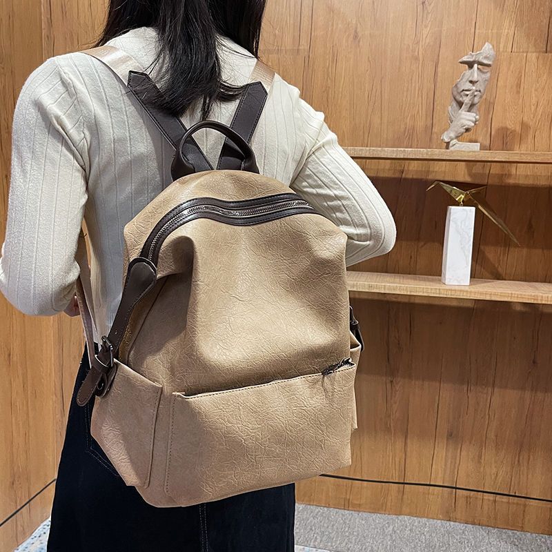 キルティングバッグ 日韓の大容量バッグ2025 pu皮のショルダーバッグハンドバッグ学生のためのカジュアルバックパック