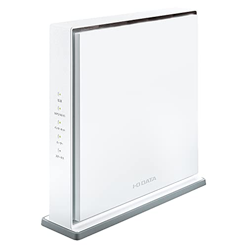 アイ・オー・データ WiFi ルーター 無線LAN Wi-Fi 6 AX3600 2402Mbps+1147Mbps 2.5Gbps IPv6対応 日本メーカー ホワイト【 iPhone / Andr無線LANルーター