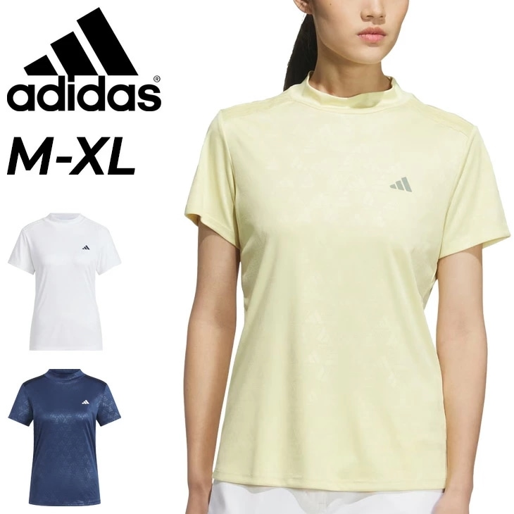 半袖シャツ レディース ゴルフウェア BOSロゴ柄 デボス/KTI74