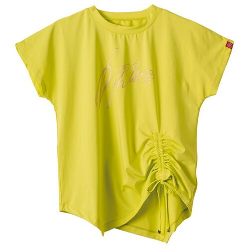 バックBigロゴTシャツ 半袖 フィットネス ウィメンズ 1434-1605-YEL