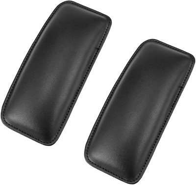 他サイト： クッション ニーパッド 膝 サポーター 足 肘 アームレスト 汎用 肘置き 2個セット ブラック( ブラック, 18.0 x 8.0 x 2.8cm)の商品画像