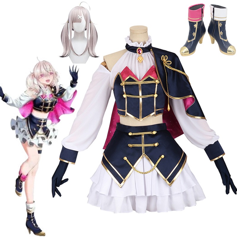 にじさんじ バーチャルYouTuber 健屋花那 コスプレ 衣装 4周年 ウィッグ 靴 追加可 すこや かな コスプレ衣装 ハロウィン クリスマス 学園祭 文化祭 仮装 コスプレ服 お祭り 服