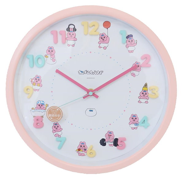Qoo10] おぱんちゅうさぎ 壁掛け時計 アイコンウ
