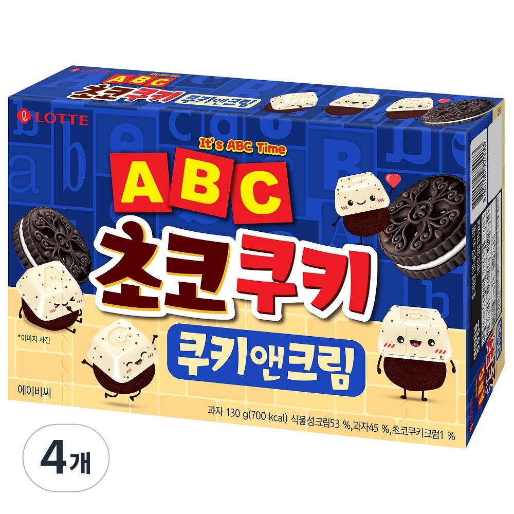 ABCチョコクッキー クッキーアンドクリーム 43g32個 5,124円