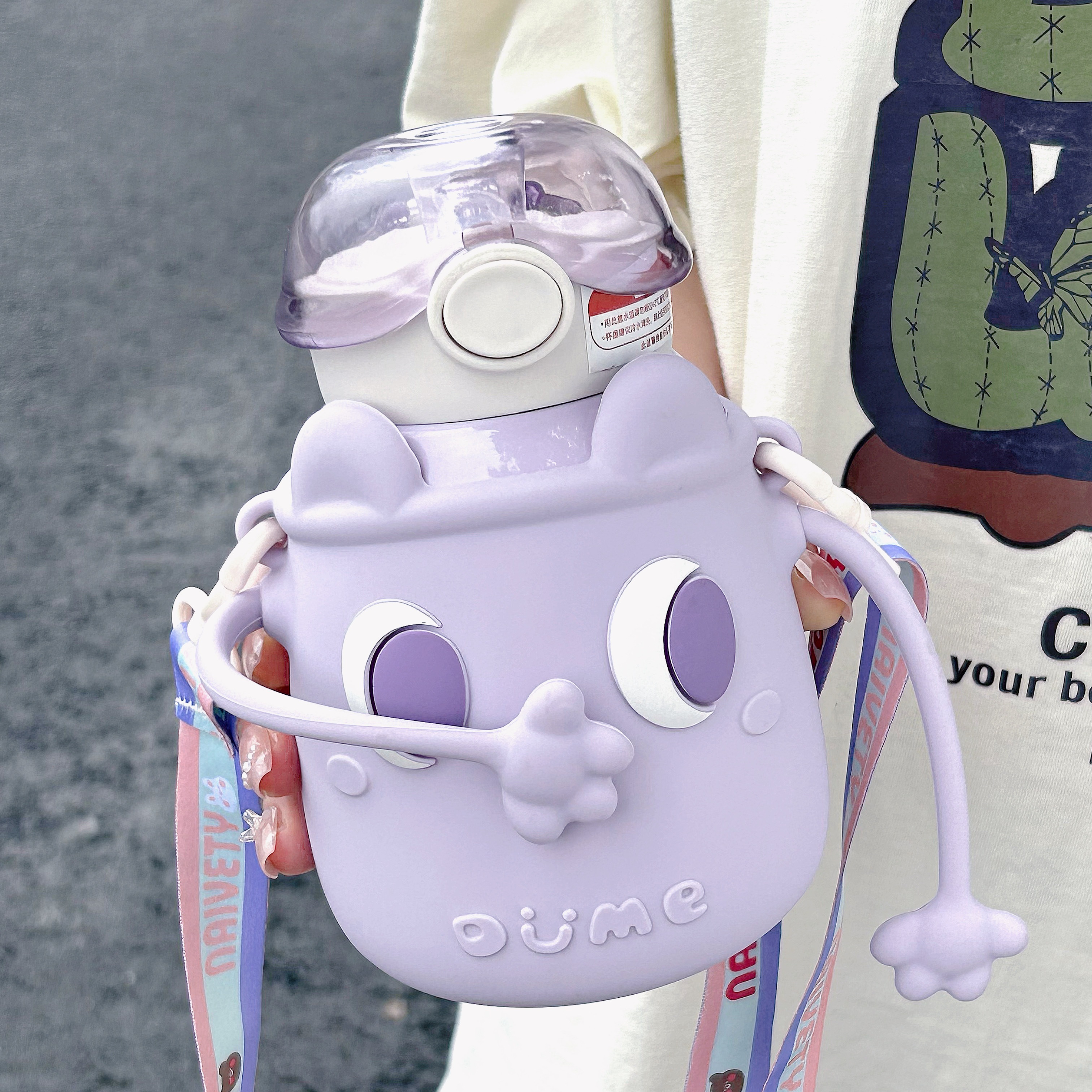 子供用魔法瓶カップ食品グレード316ドリンクカップ幼稚園や学校用のかわいいストローカップ女の子用ケトル