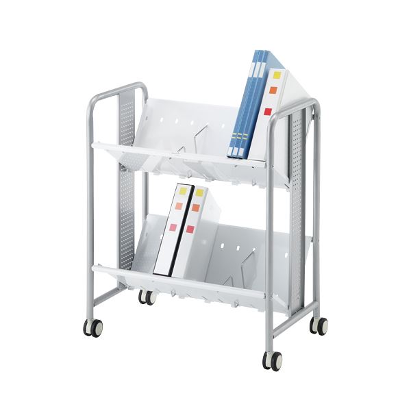 林製作所 キャスター付きファイルワゴン/オフィス用品 (2段) YS-40 シルバー 26,968円