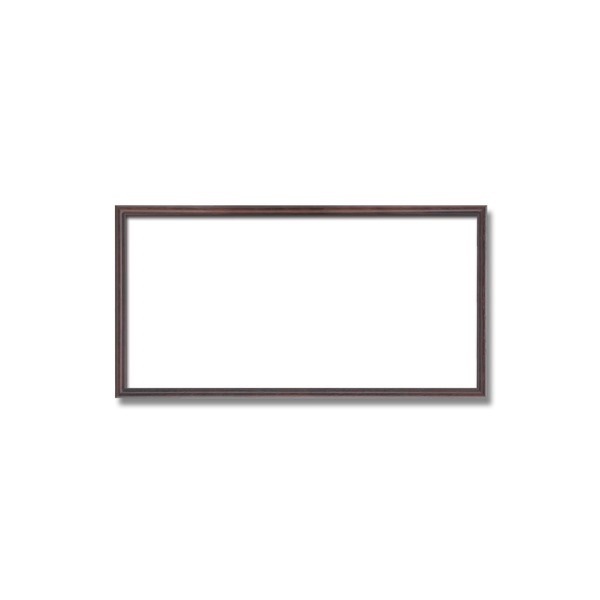 [長方形額]木製額 縦横兼用額 カラー4色展開 カラー長方形額（400x250mm）ブラウン