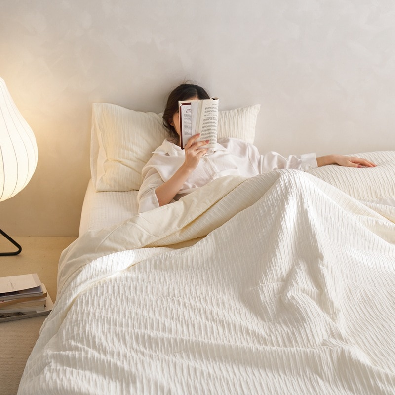 すべての綿のバブルヤーンサマークールキルトピュアコットンジャクアードシングルキルトシングルアンドダブルサマーキルトコアウォッシャブルエアコンキルト1