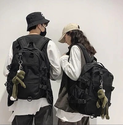 おもちゃ付韓国ファッション大容量リュック修学超韓国バッグ男女兼用学生旅行 高校生 リュック