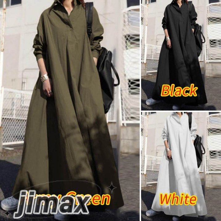 ワンピース 夏 レディース きれいめ 40代 春 ロング カジュアル 春夏 秋 冬 30代 袖あり 50代 上品 ゆったり 体型カバー 着痩せ ミモレ丈 マキシ丈 おしゃれ ワンピース レディース 長