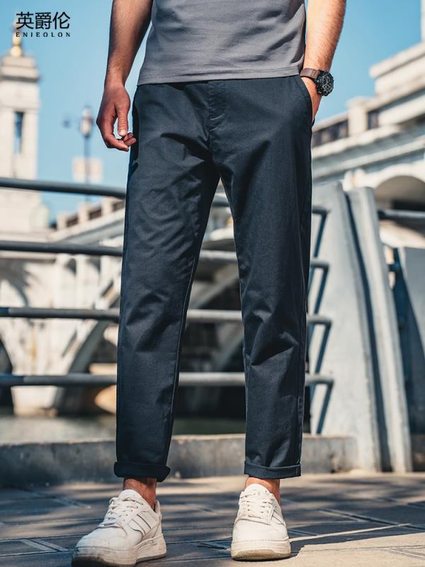 メンズ パンツ ボトムス ズボン 九分丈 スウェット 薄手 スリム カジュアル 普段使い アウトドア スポーツ ワーク 外出 メンズ 夏