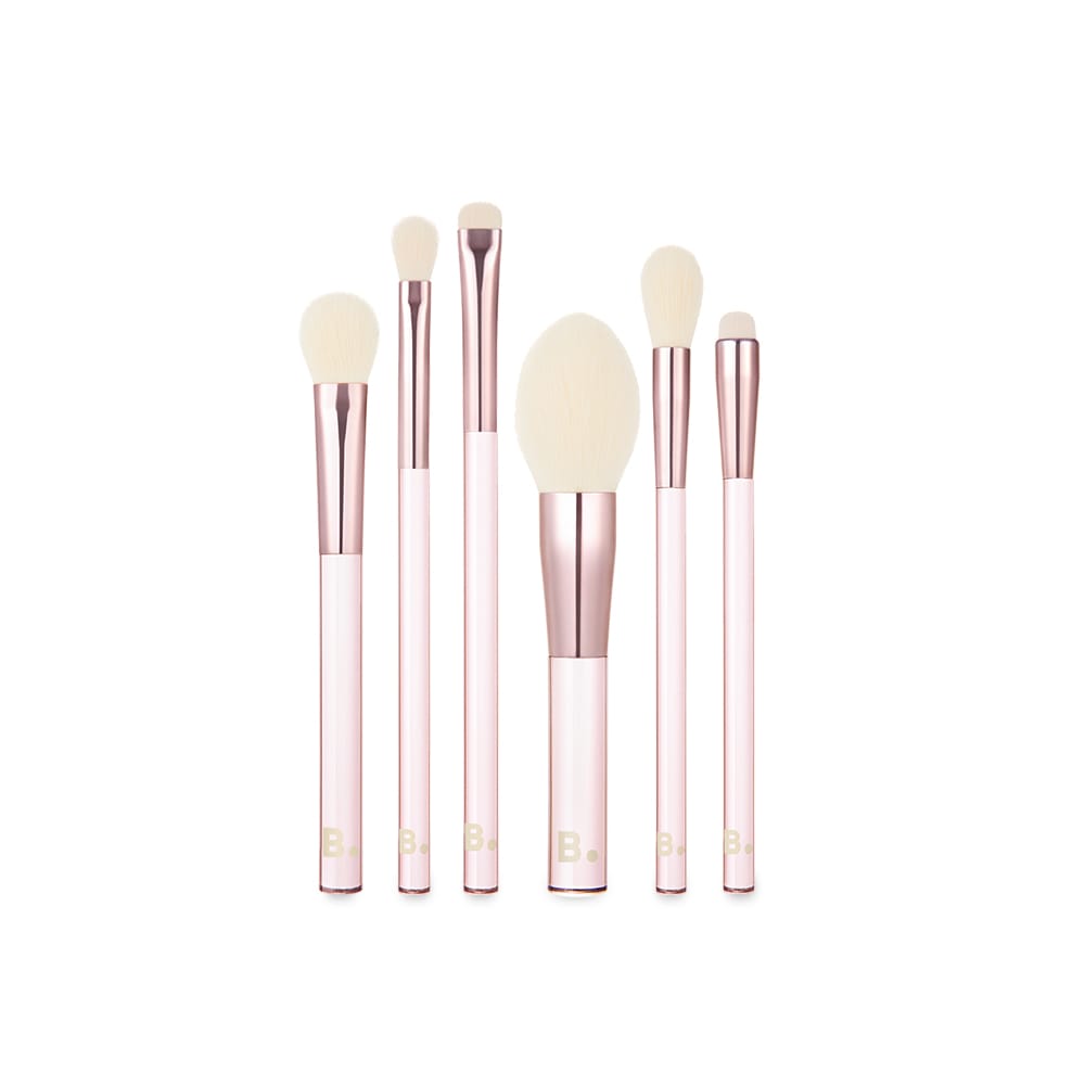 [バニラコ] ブラシ6種 FULL SET (ブラッシャー+ブレンド+スマッジ+コントゥア+ハイライター+フィンガーチップ)