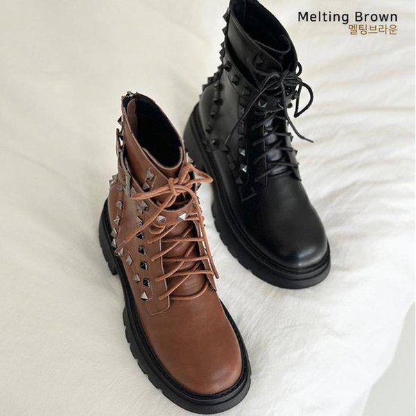 女性用ウォーカー スタッド 厚底ウォーカーブーツ MT40