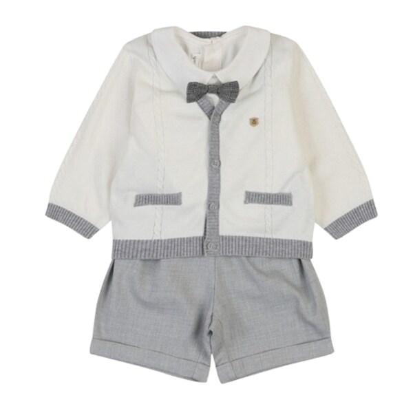 ゼリーカーディガン3点セット(ボウタイ) 01T123201