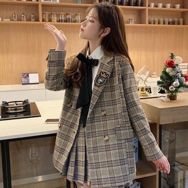 セット セットアップ ブラウス ジャケット ミニスカート デザイン ボタン 美ライン ニュアンス ティアード 2点セット 4点セット お得 スタイルアップ ロマンチック かわいい 大人可愛い きれいめ