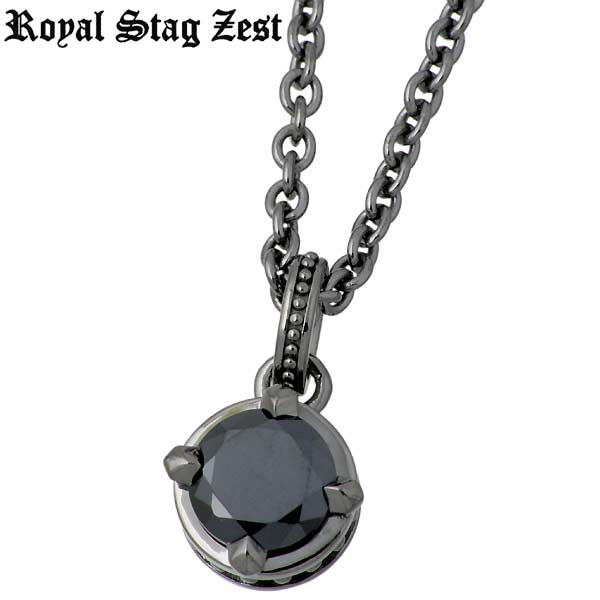 ロイヤルスタッグゼスト Royal Stag シルバー ネックレス CZ 一粒石 10,296円