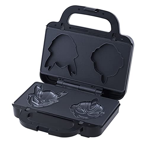 丸隆 パンケーキメーカー ウルトラマン 2枚焼き 着脱式プレート 電気式 シンプル操作 簡単お手入れ MA-862 シルバー 5,597円