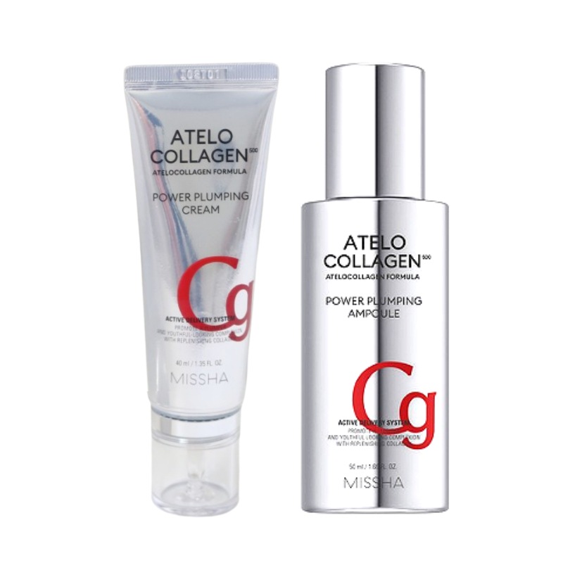 アテロコラーゲン500パワフルランピングクリーム40ml + アテロコラーゲン500パワフルランピングアンプル50ml