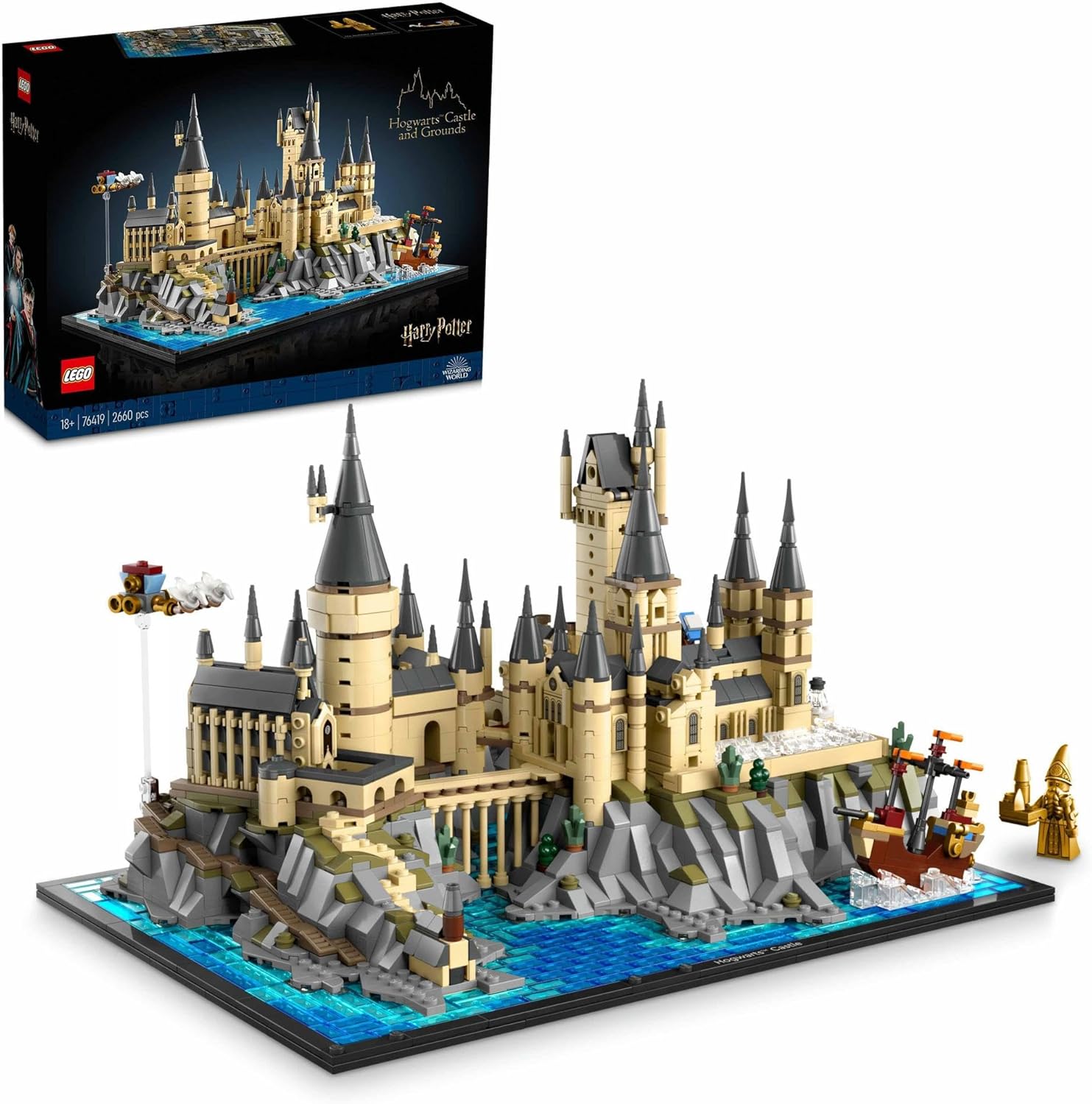 レゴ LEGO ハリー・ポッター ホグワーツ城全貌 1639ピース おもちゃ 玩具 誕生日 クリスマス プレゼント ブロック ディスプレイモデル コレクターズセット 母の日 父の日 男性 女性 ハリー