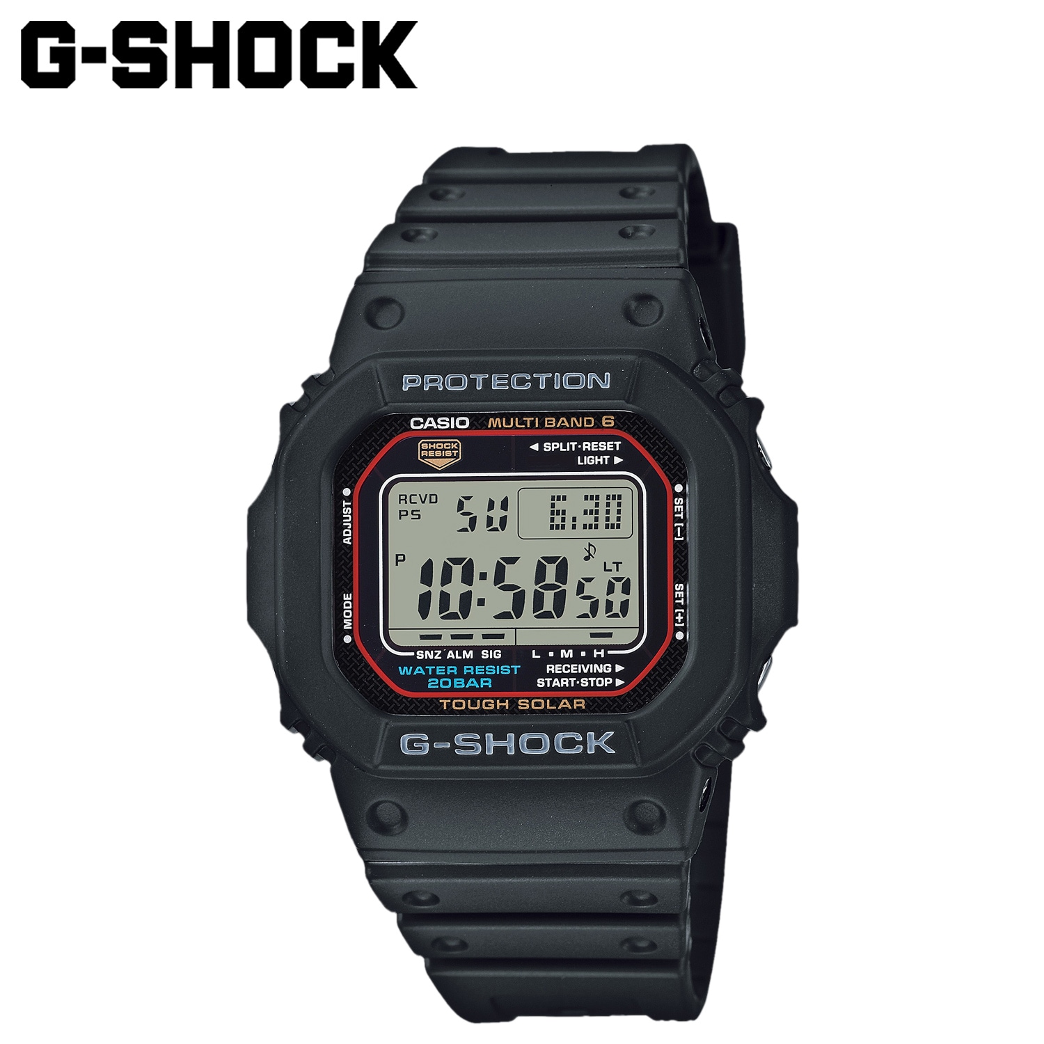 G-SHOCK 腕時計 GW-M5610U-1JF 5600 SERIES 防水 ソーラー充電 メンズ レディース