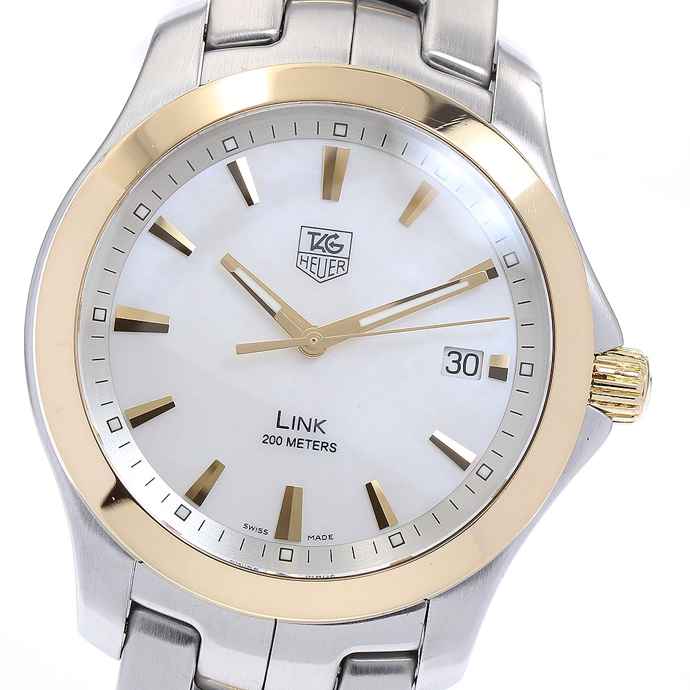 タグホイヤー TAG HEUER WJF1152 リンク デイト クォーツ メンズ 保証書付き_895327【中古】