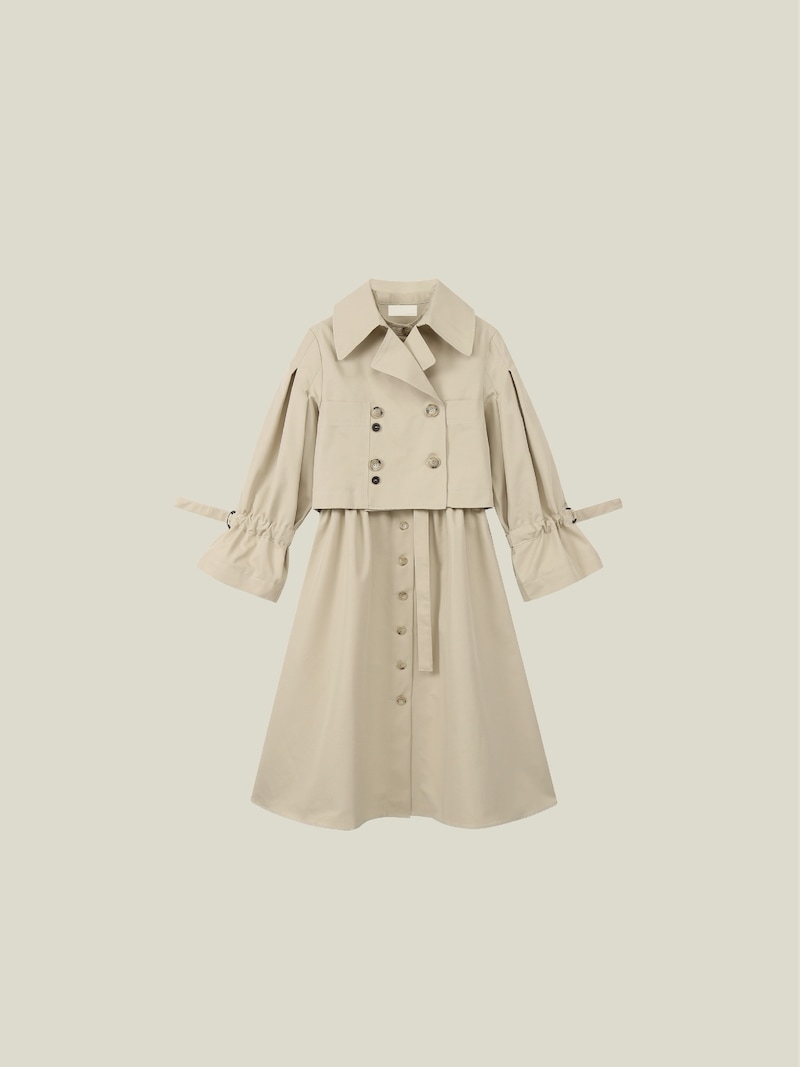 新品 】 Trench Long カジュアル2色3-way Coat jours POMME LA - トレンチコート カラー:Beige -  flaviogimenis.com.br