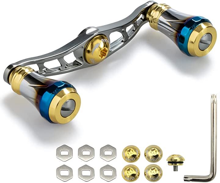 88mm ベイト リール ハンドル 70航空アルミ製 シマノ ダイワ アブガルシア 通用 ベイトリー