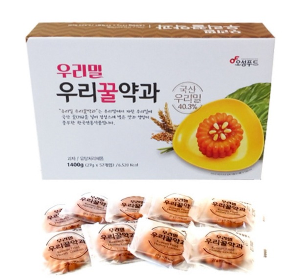 韓国産 ウリ蜂蜜薬菓 27g 52個 大容量 1箱