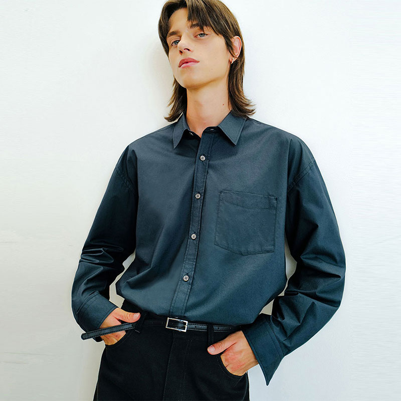Benny Typewriter Shirt [River Blue]