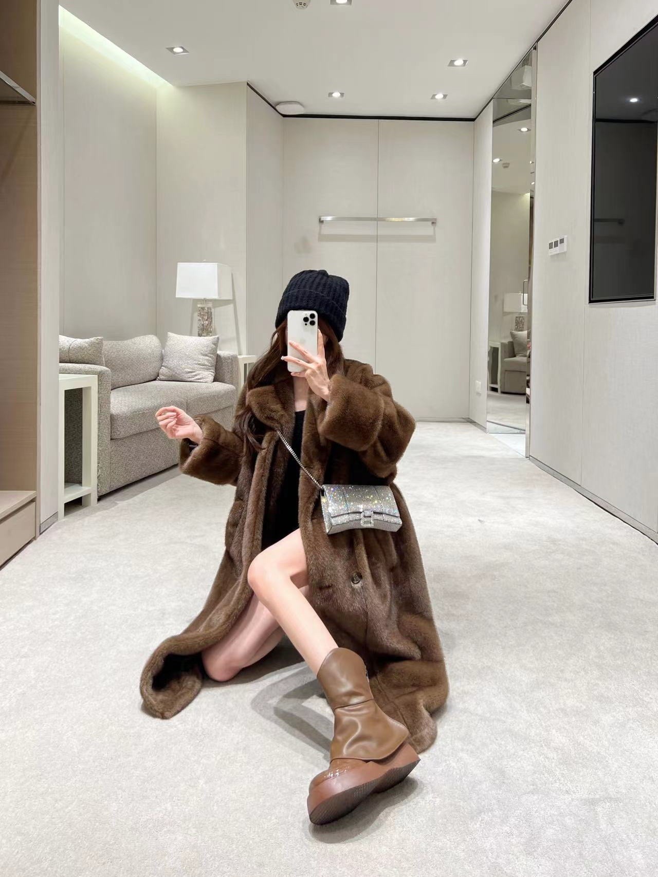 1 piu 1 uguale 3 ミンクファー　コート 1 piu 1 uguale 3 ミンクファー コート 1 piu 1 uguale 3 ミンクファー