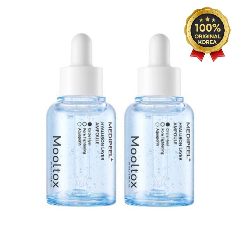 ヒアルロン酸レイヤームルトックスアンプル30ml2個/毛穴プランピングセラム/毛穴リフティング25時間集中保湿