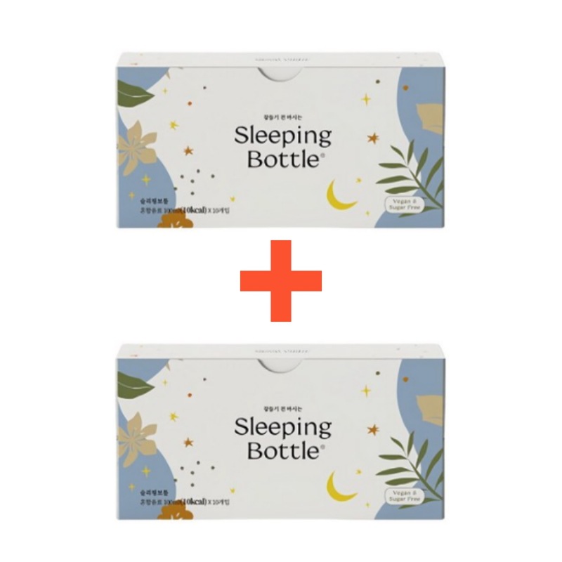 [100mlx10本入りx 2box/計 20個] 睡眠のために寝る前に飲む混合飲料/zero sugar/ 低カロリー