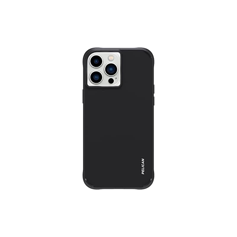 【落下テスト4.5mクリア 米軍MIL規格】Pelican iPhone 13 Pro 用 ケース 最後まで護り抜く 抗菌 MIL-SPEC-810G ハイブリッドケース Ranger - Black
