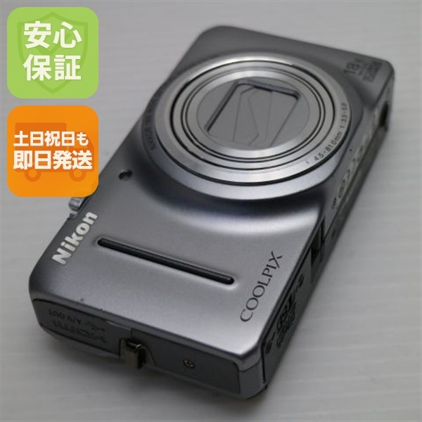 美品 COOLPIX S9300 クリスタルシルバー デジカメ Nikon 113