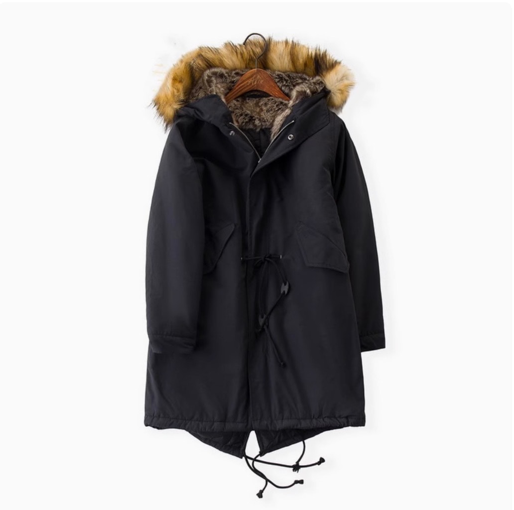 レディース コート ブルゾン アウター 上着 デート ボアブルゾン ロングコート ミディアム丈 袖あり 長袖 ボリューム袖 襟なし ワイド 切り替えデザイン フード付き ファスナー 前開き 伸縮性