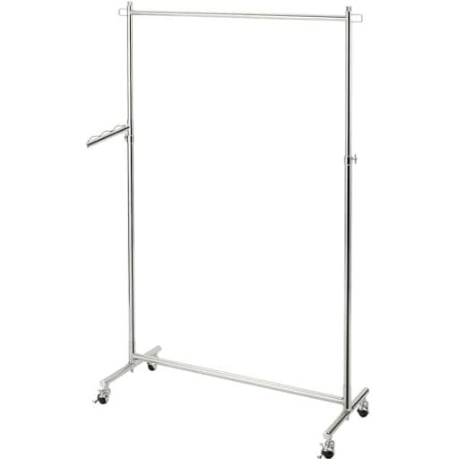 ルミナス ハンガーラック 業務用 ハンガープロ シングル 頑丈 全体耐荷重85kg 幅100×奥行42×高さ108184cm キャスター付き 高さ調整可能 斜めフック付き 室内干し パイプ 押... 5,884円