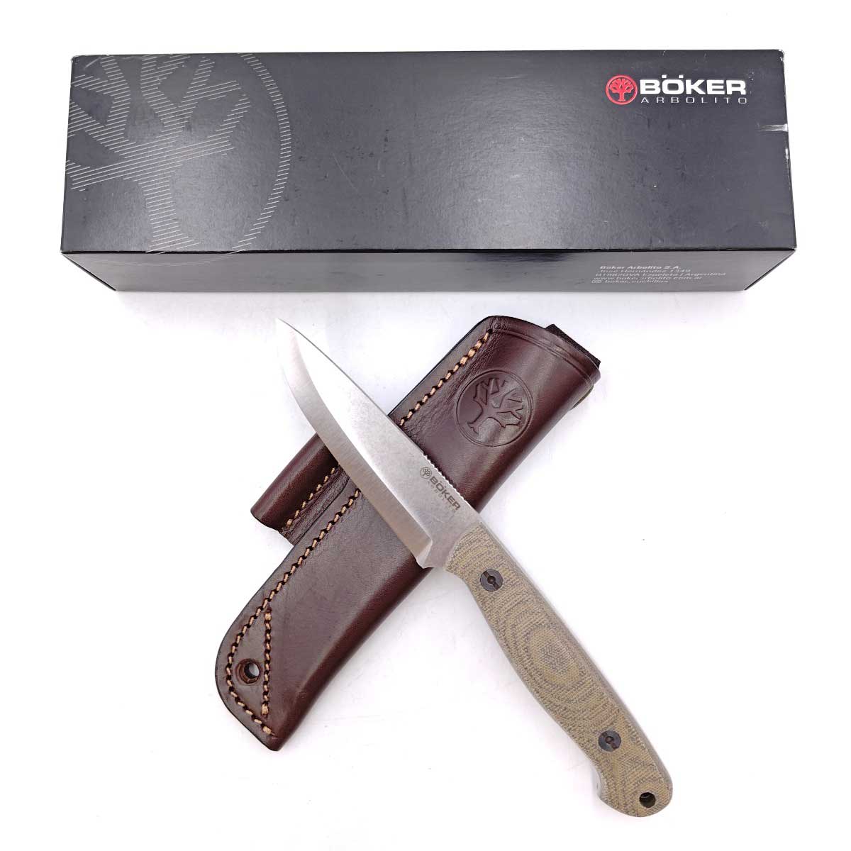 【中古】BOKER ボーカー アウトドアナイフ Arbolito ブッシュクラフト 02BA331 マイカルタ