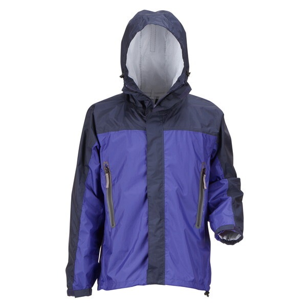 7710 KJレインパーカー ブルー 4L