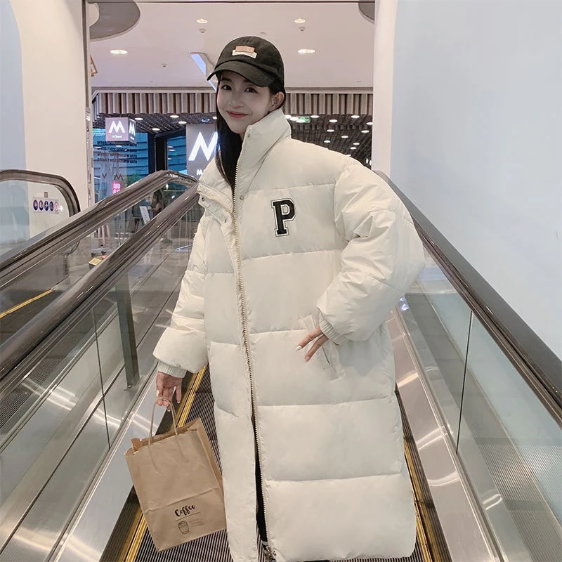 [最安値挑戦]！袖口ゴム仕様 ゆったりシルエット オーバーサイズ ほどよい丈感 長すぎない デイリー使い 中綿ジャケット コート 防寒ダウンコート スタンドカラーダウンコート レディース