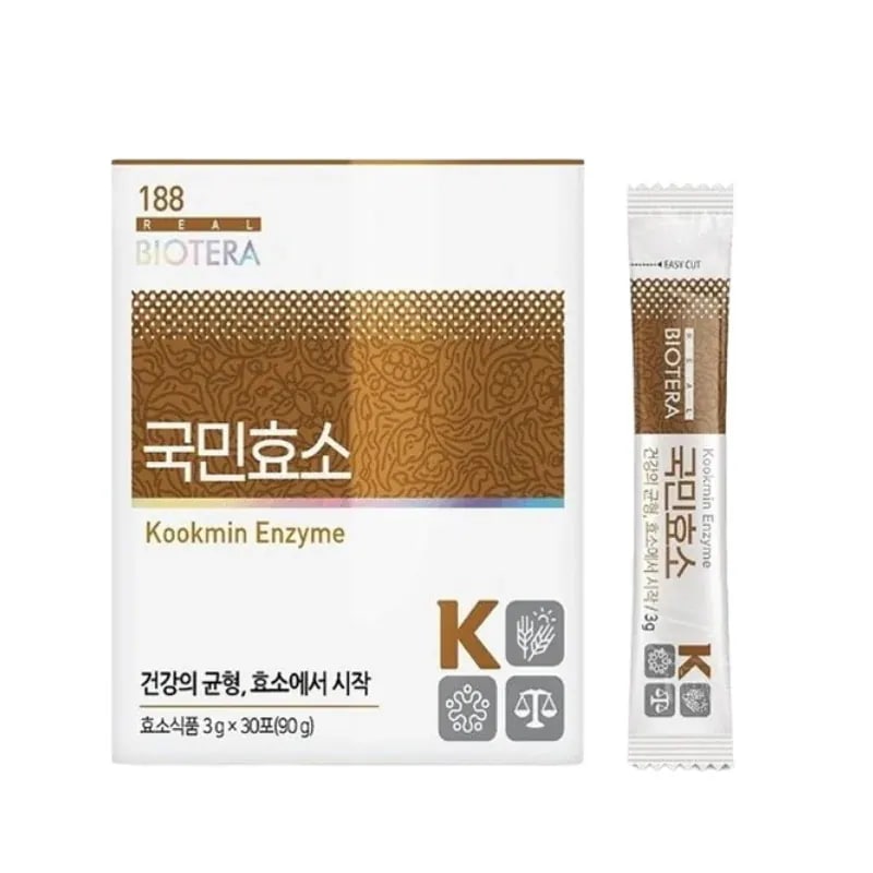 REAL BIOTERA アミコゼン国民酵素, 3g x30包/韓国インナーケア/酵素サプリ