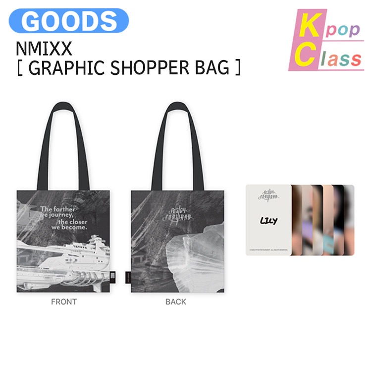 国内発送 NMIXX [ GRAPHIC SHOPPER BAG ] MMU: The Beginning of Voyage POP-UP / 公式グッズ / 予約商品 6,732円