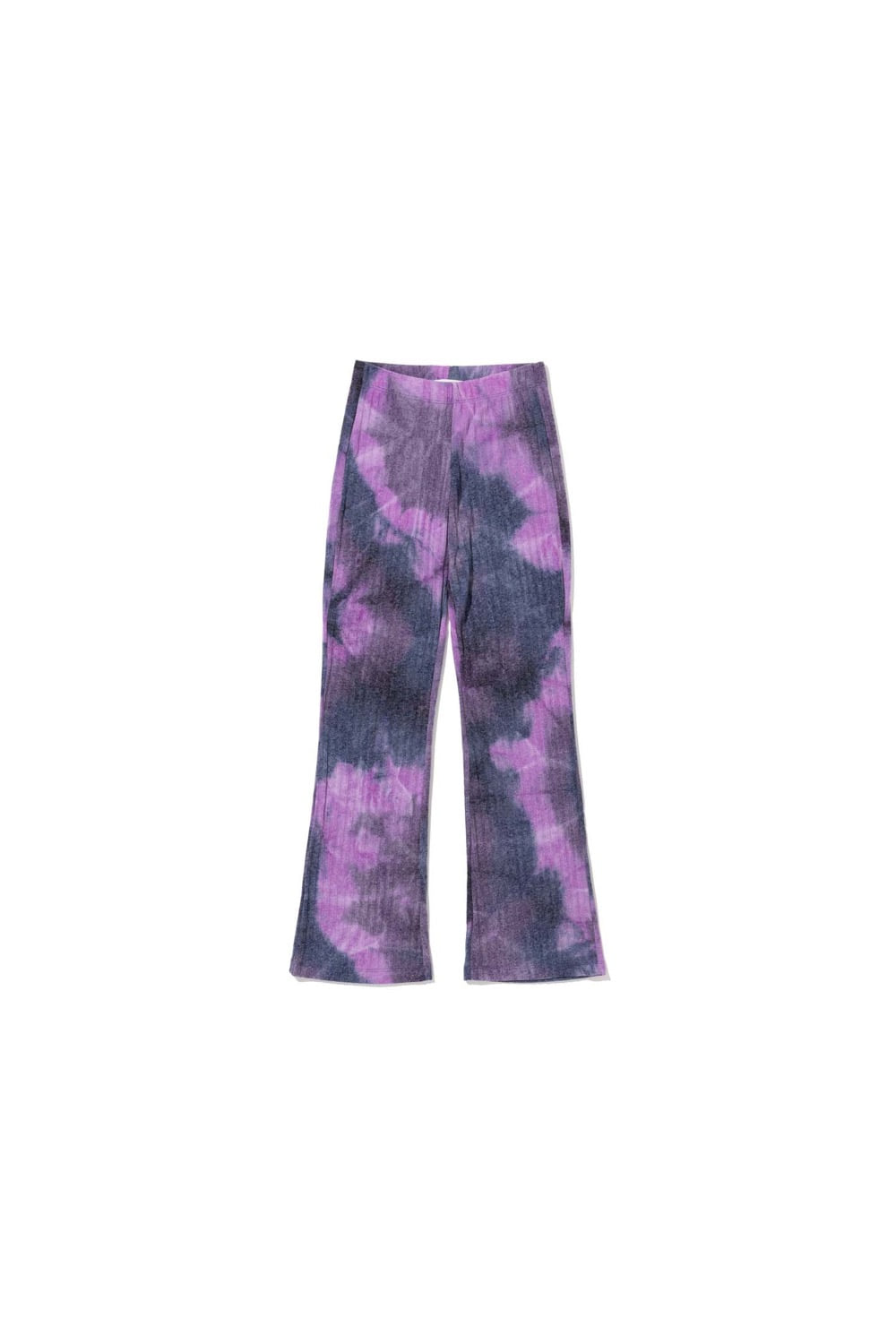 SS 22 tie-dye boot-cut pants - purple