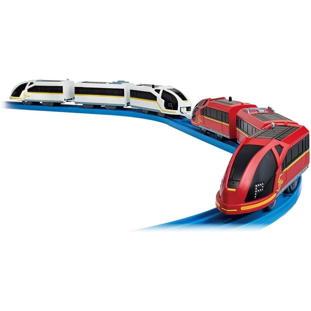 プラレール プラレール鉄道 レッドストリーム&ホワイトストリーム 連結セット 電車 列車 おもちゃ 3歳以上