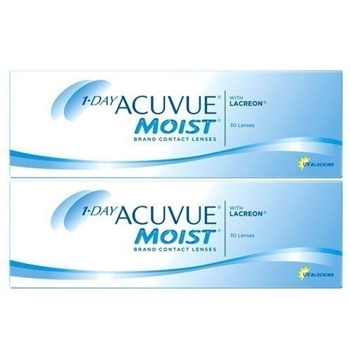 ワンデーアキュビューモイスト(30枚入)2箱/宅配便またはレターパックプラス/1日使い捨て コンタクト