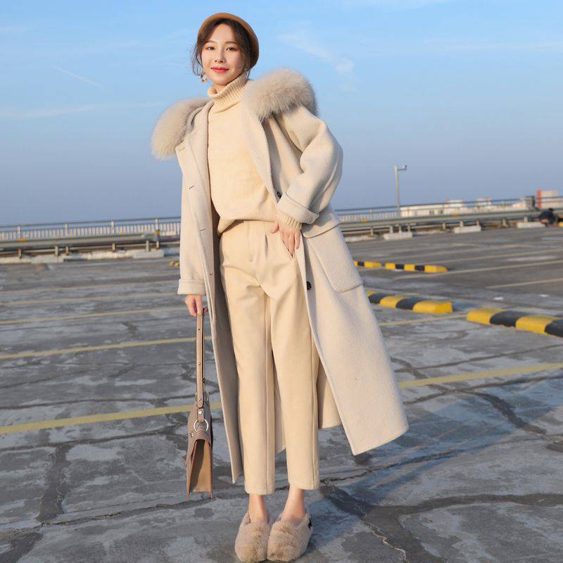 チェスターコート レディース 秋冬 ロング丈 ラシャコート ファー襟 フード付き アウター 体型カバー お洒落 上品 大人 通勤 20代 30代 40代