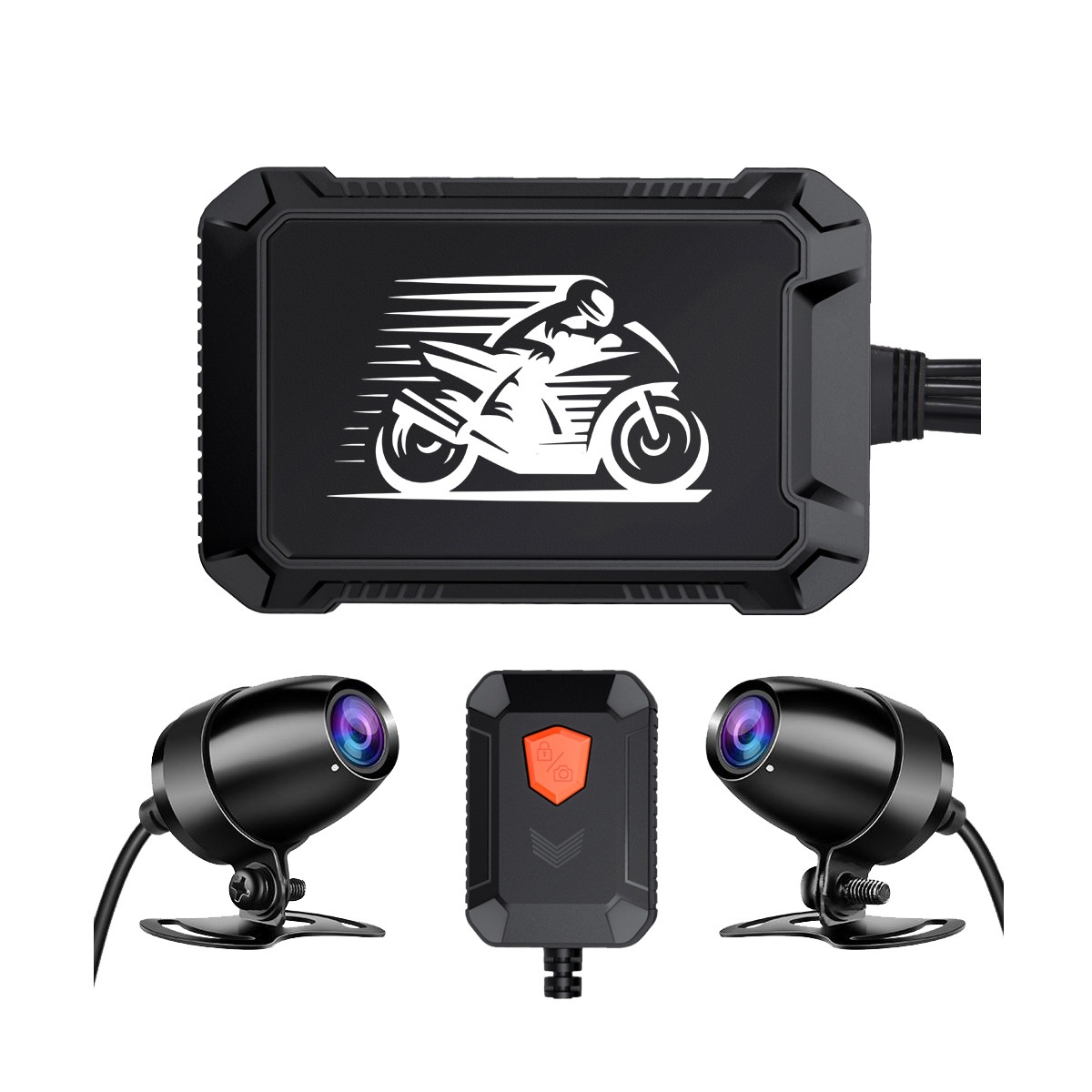 2023年モデル バイク用ドライブレコーダー 防水 前後カメラ WiFi