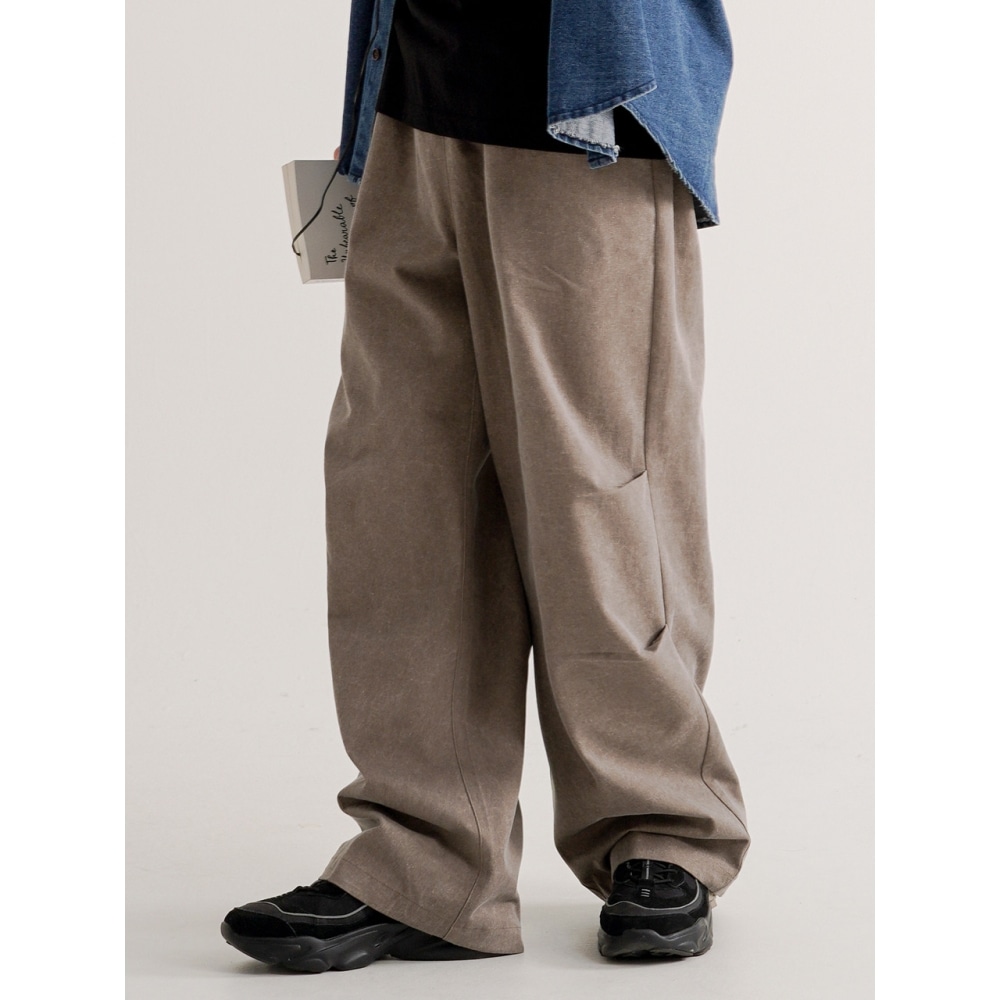 WV PROJECT コットンダイイングパラシュートバンディングパンツココア JNLP7702
