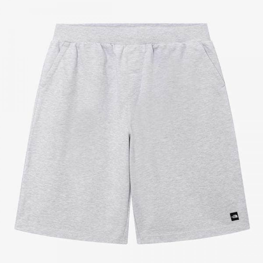 [ノースフェイス公式] NS6KR01Kホワイトレーベルバミューダスウェットショーツ_メランジグレー